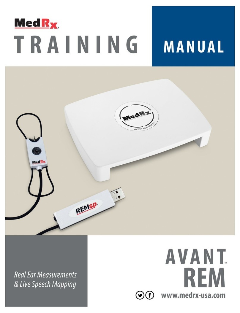 MedRx AVANT REM Speech+ Training manual