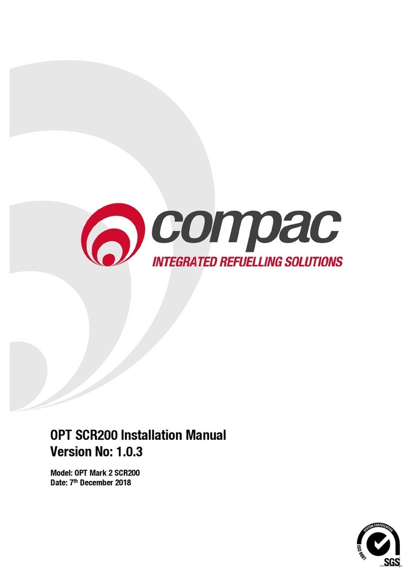 Compac OPT SCR200 installation manual