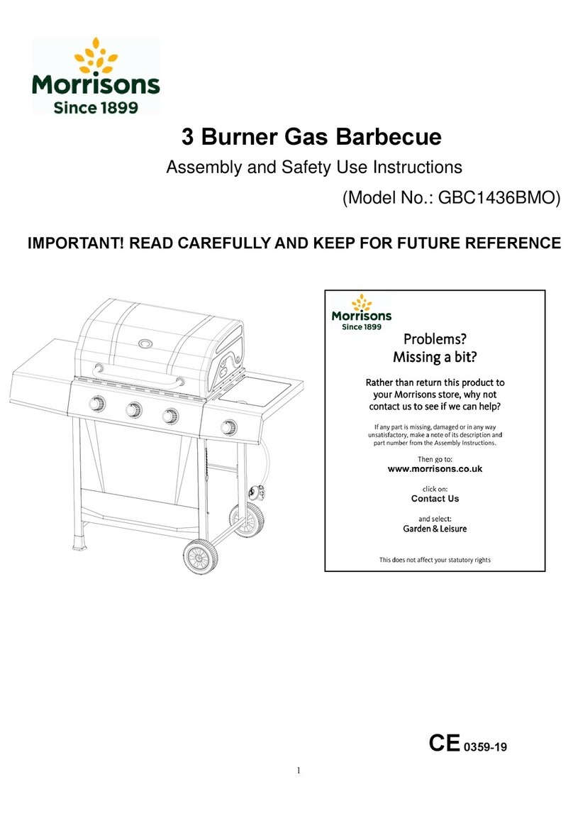 Morrisons GBC1436BMO Assembly and safety use instructions