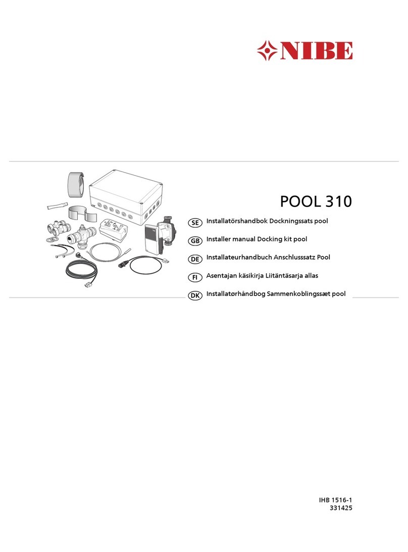 Nibe POOL 310 Installer manual Nibe POOL 310 Installer manual