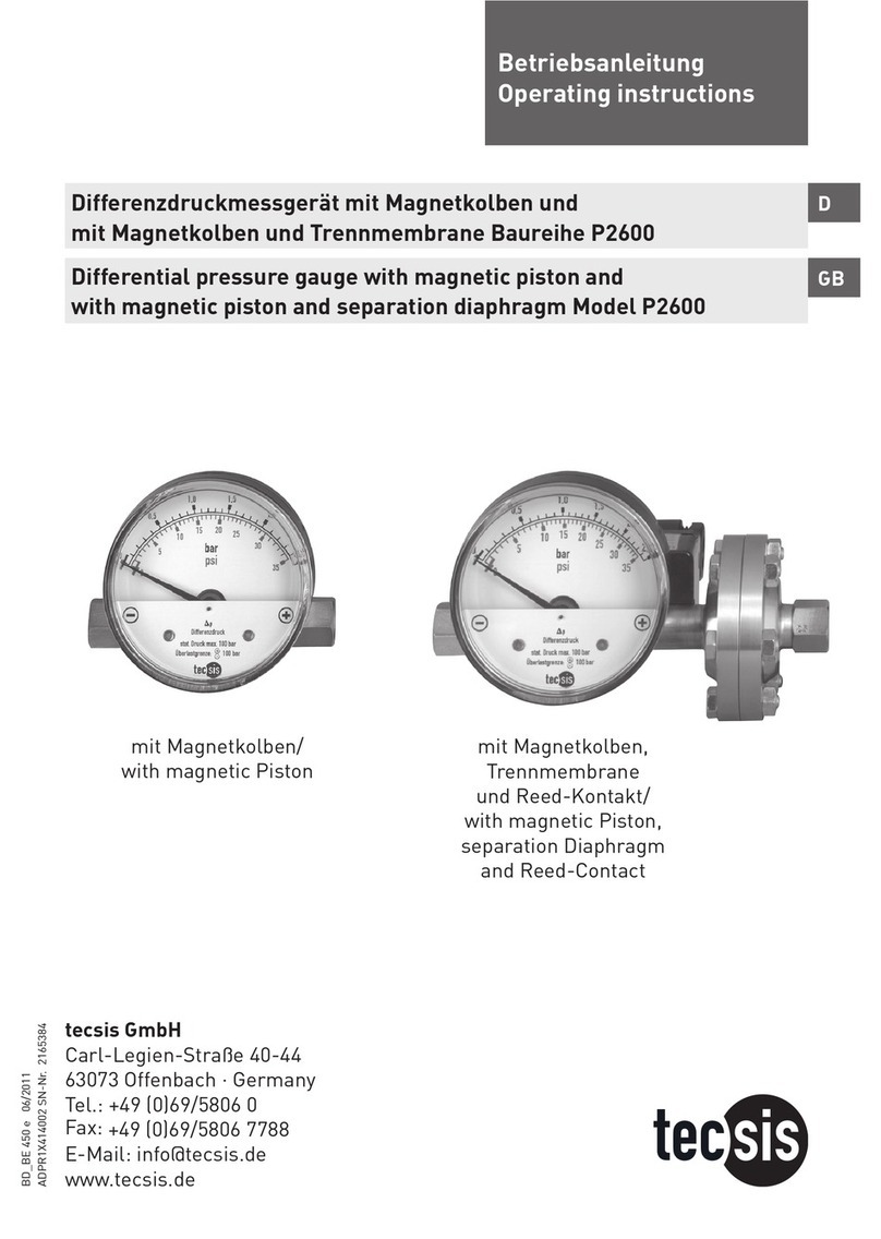 Tecsis P2600 operating instructions
