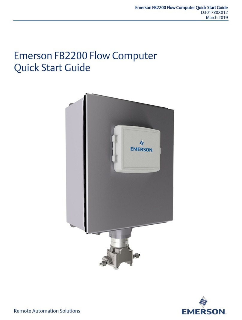 Emerson FB2200 quick start guide
