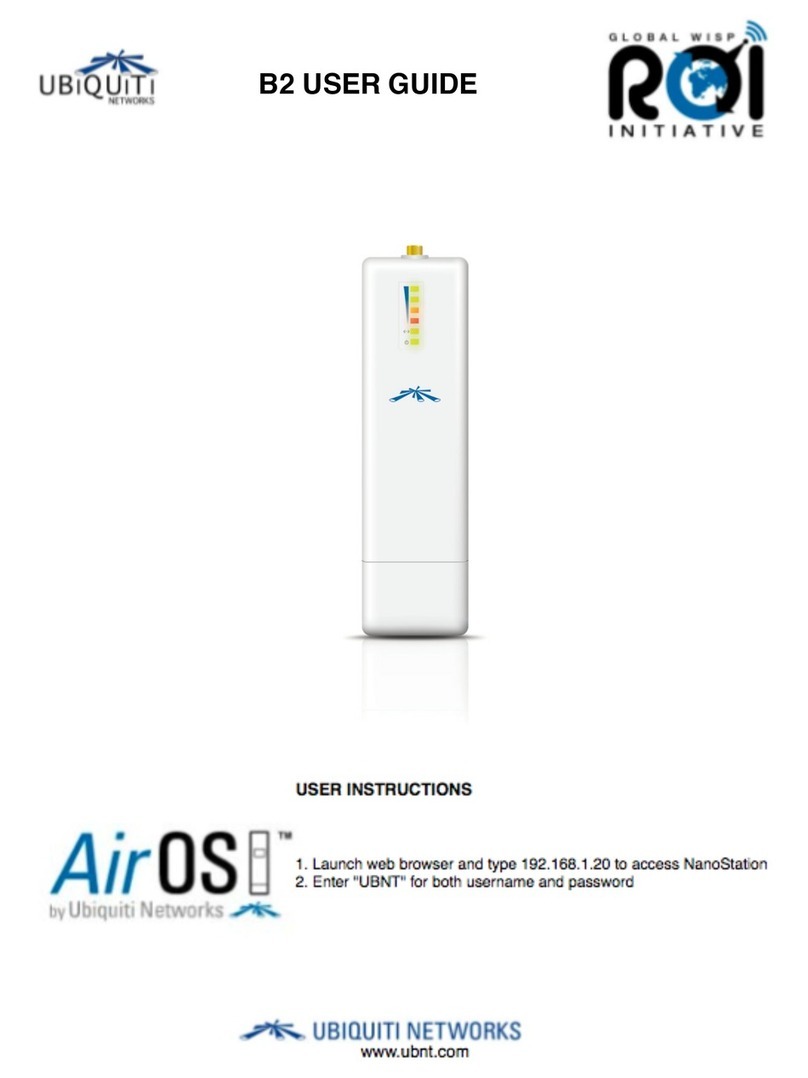 Ubiquiti AirOS B2 User manual Ubiquiti AirOS B2 User manual