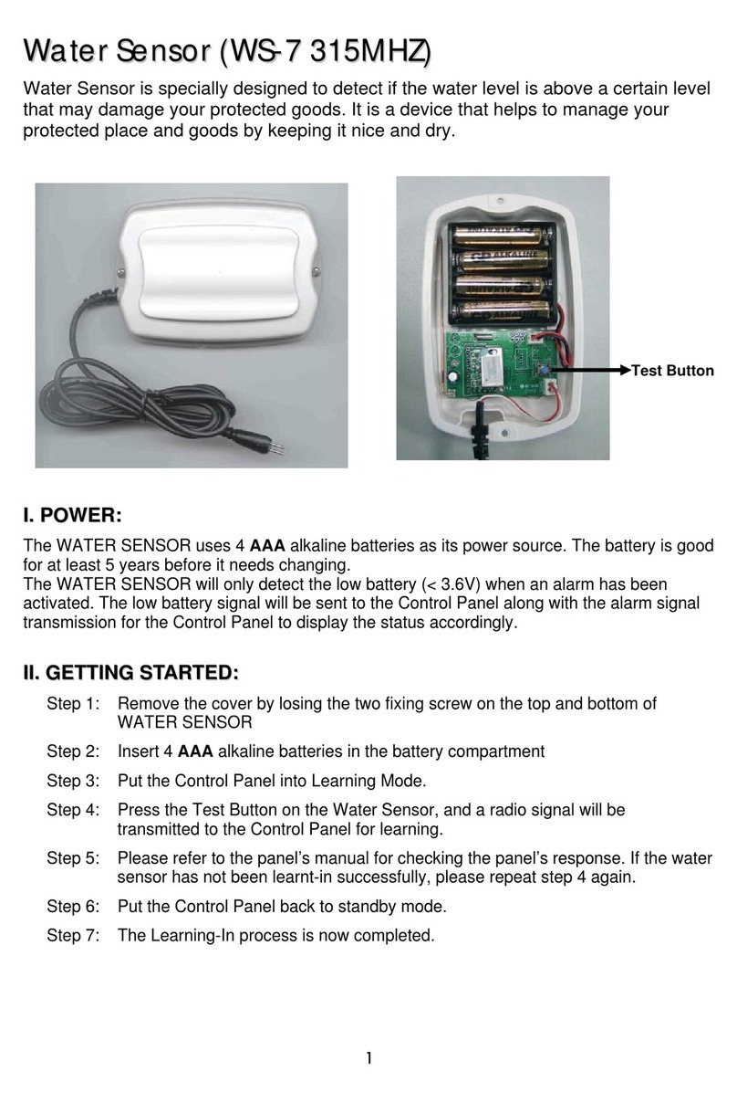 AlarmForce WS-7 manual