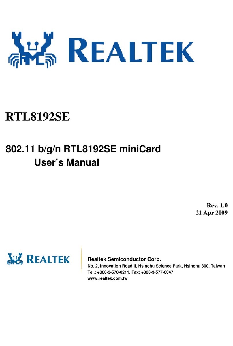 Realtek RTL8192SE user manual
