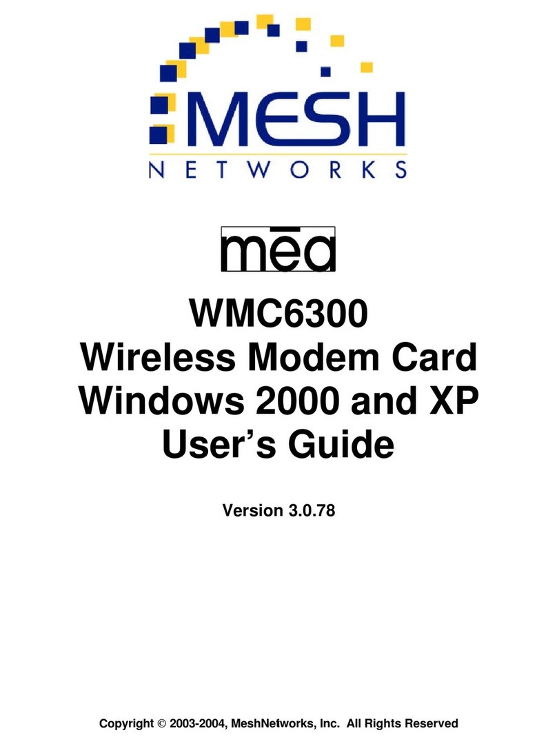 MeshNetworks MEA WMC6300 user guide