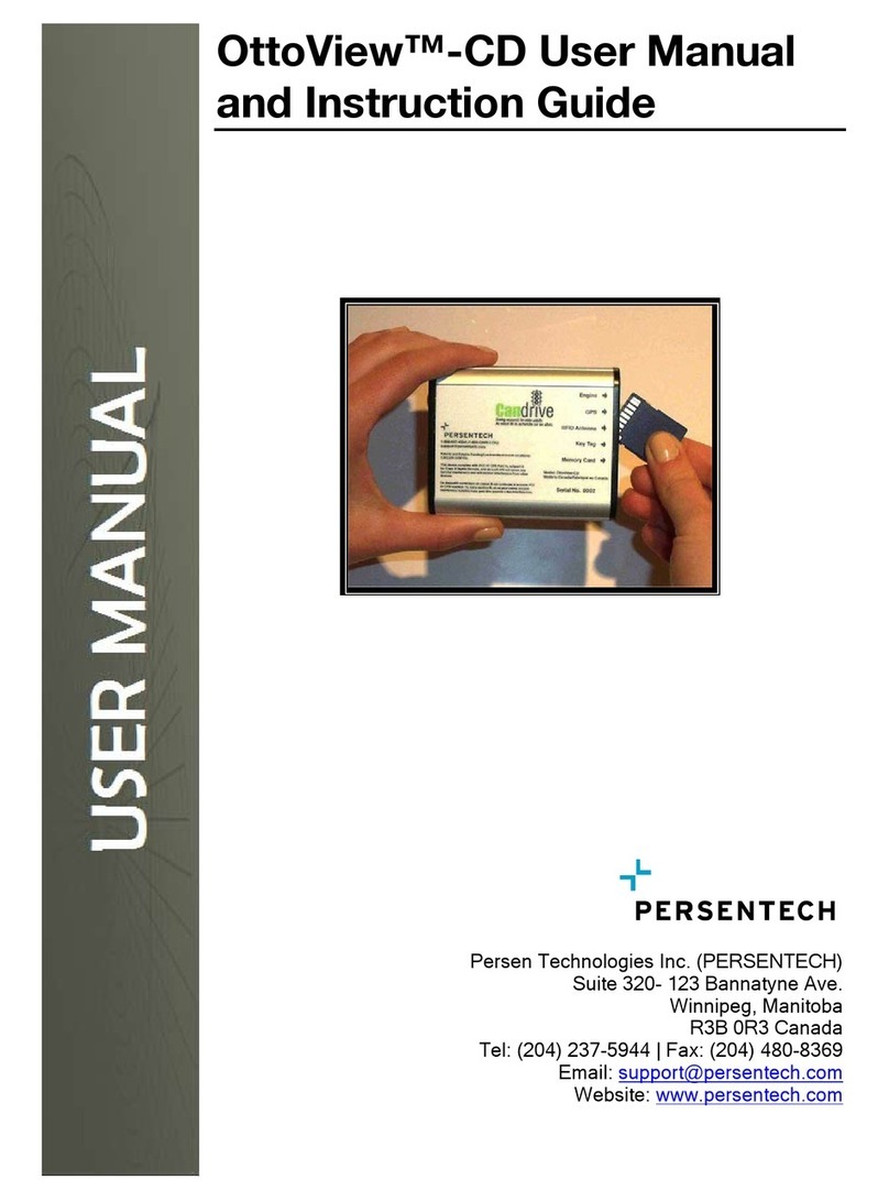 PERSENTECH OttoView-CD User Manual and Instruction Guide