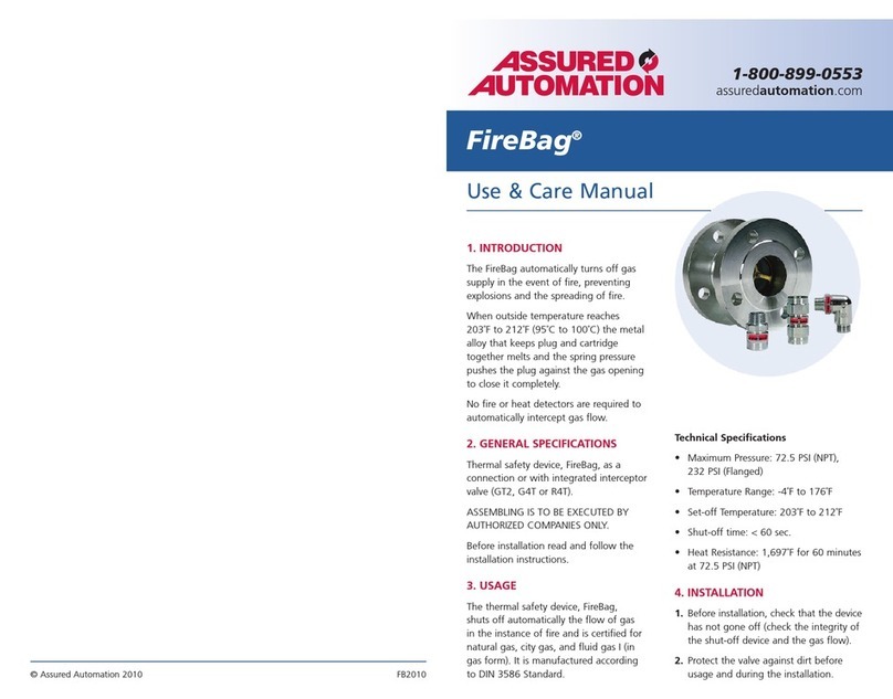 Assured Automation FireBag Use & care manual