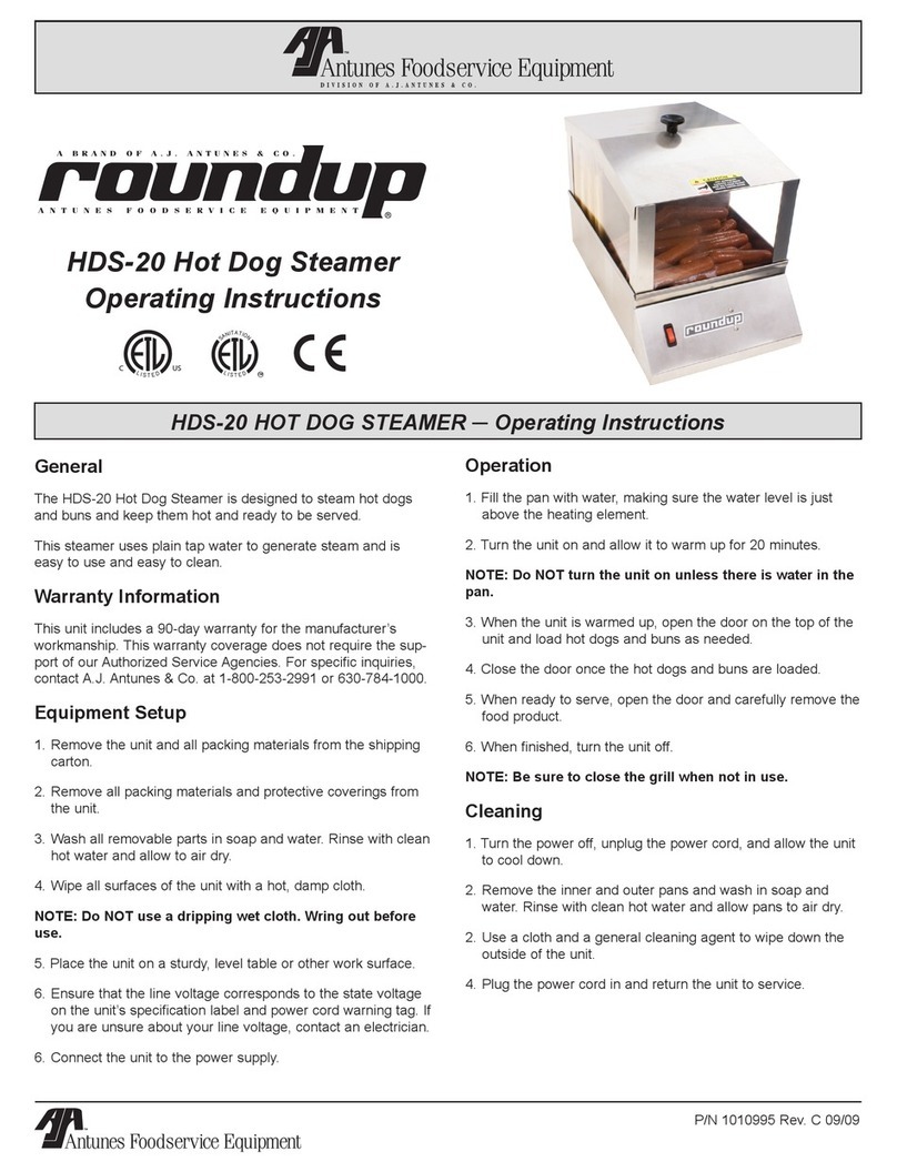 Roundup HDS-20 operating instructions