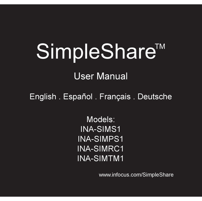 InFocus SimpleShare INA-SIMS1 User manual