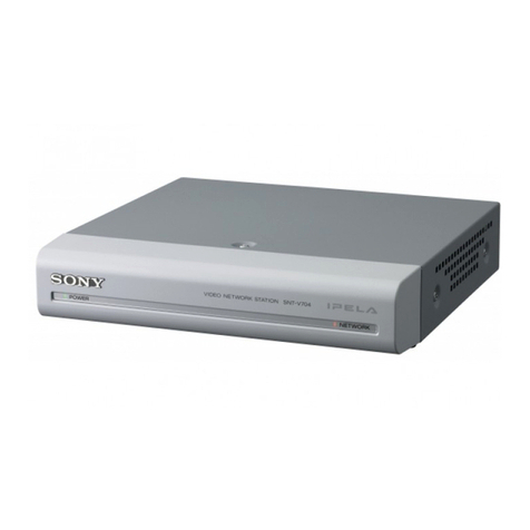 Sony Ipela SNT-V704 installation manual