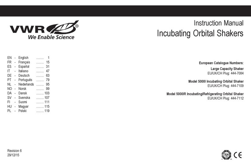 VWR 5000I instruction manual