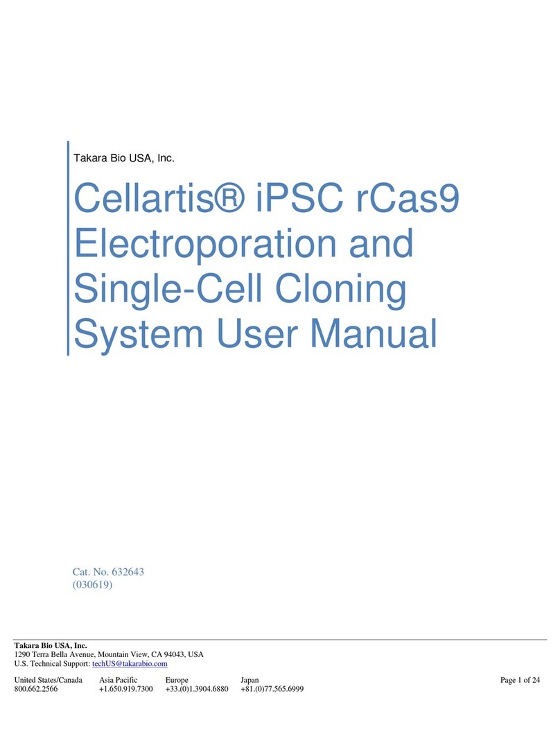 Takara Bio Cellartis iPSC rCas9 user manual