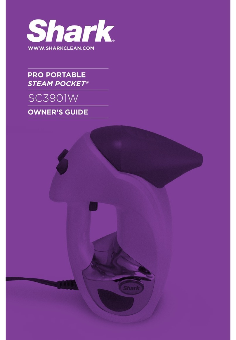 Shark PRO PORTABLESTEAM POCKET User manual