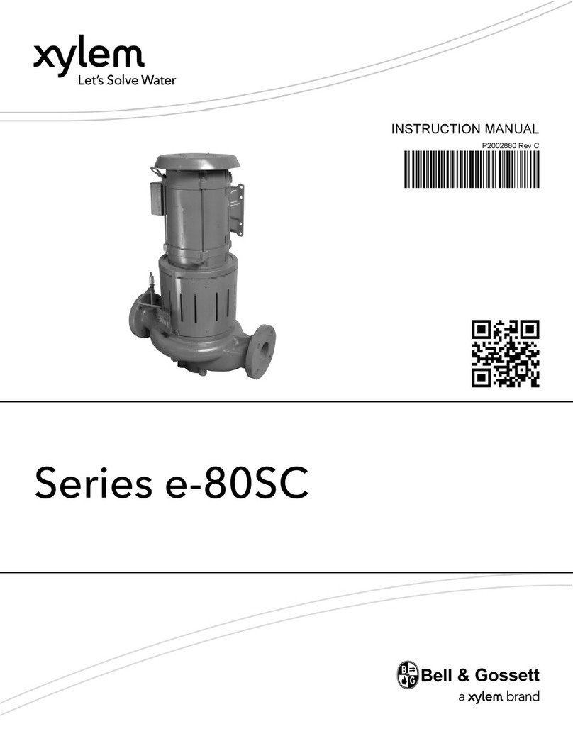 Bell and Gossett e-80SC Series instruction manual