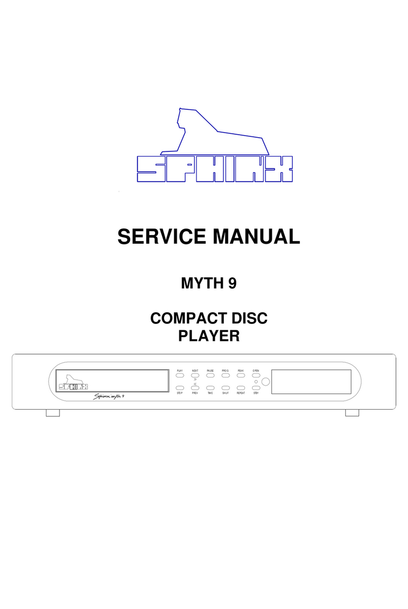 SPHINX Myth 9 Service manual