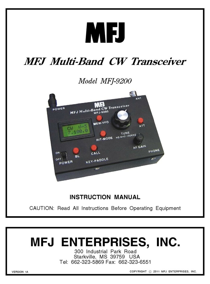 MFJ MFJ-9200 instruction manual