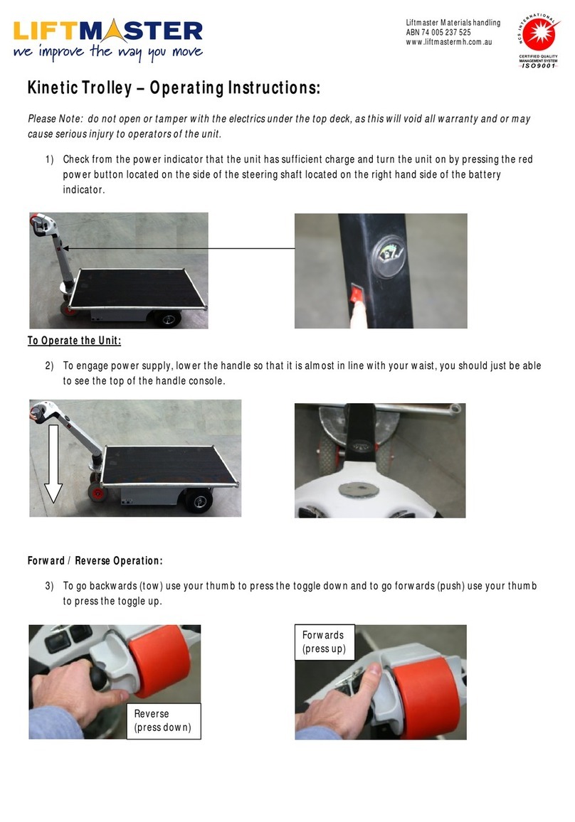 Chamberlain Kinetic Trolley operating instructions