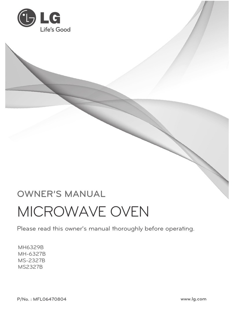 LG MH6329B owner's manual
