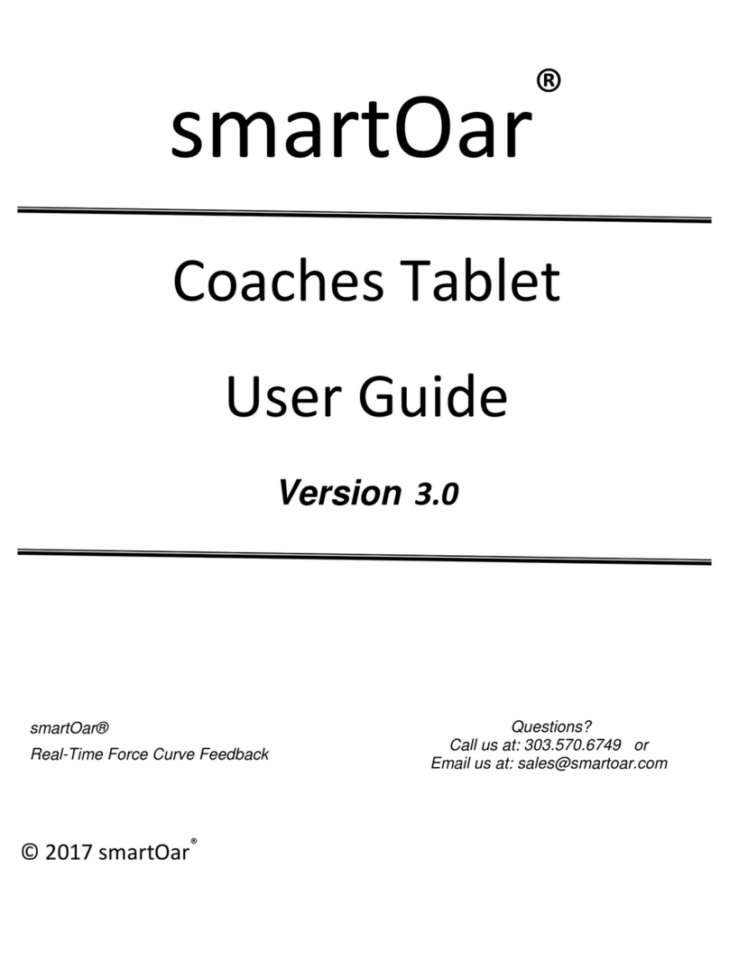 smartOar Coaches Tablet user guide