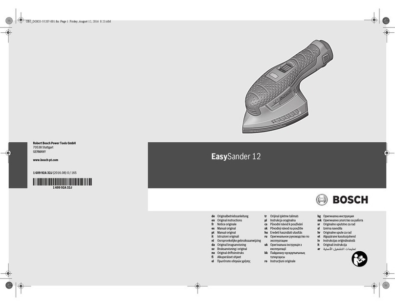 Bosch EasySander 12 User manual