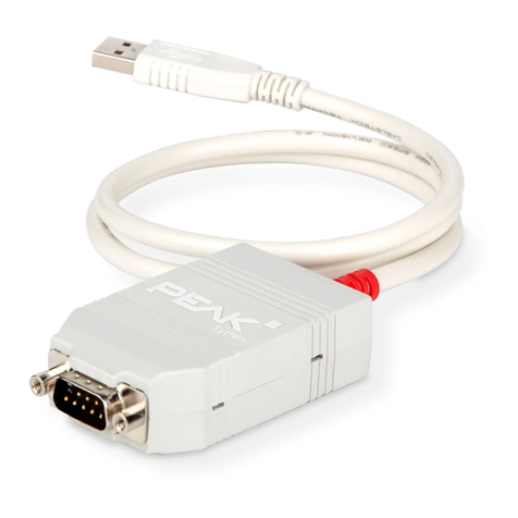 Peak PCAN-USB Hub user manual