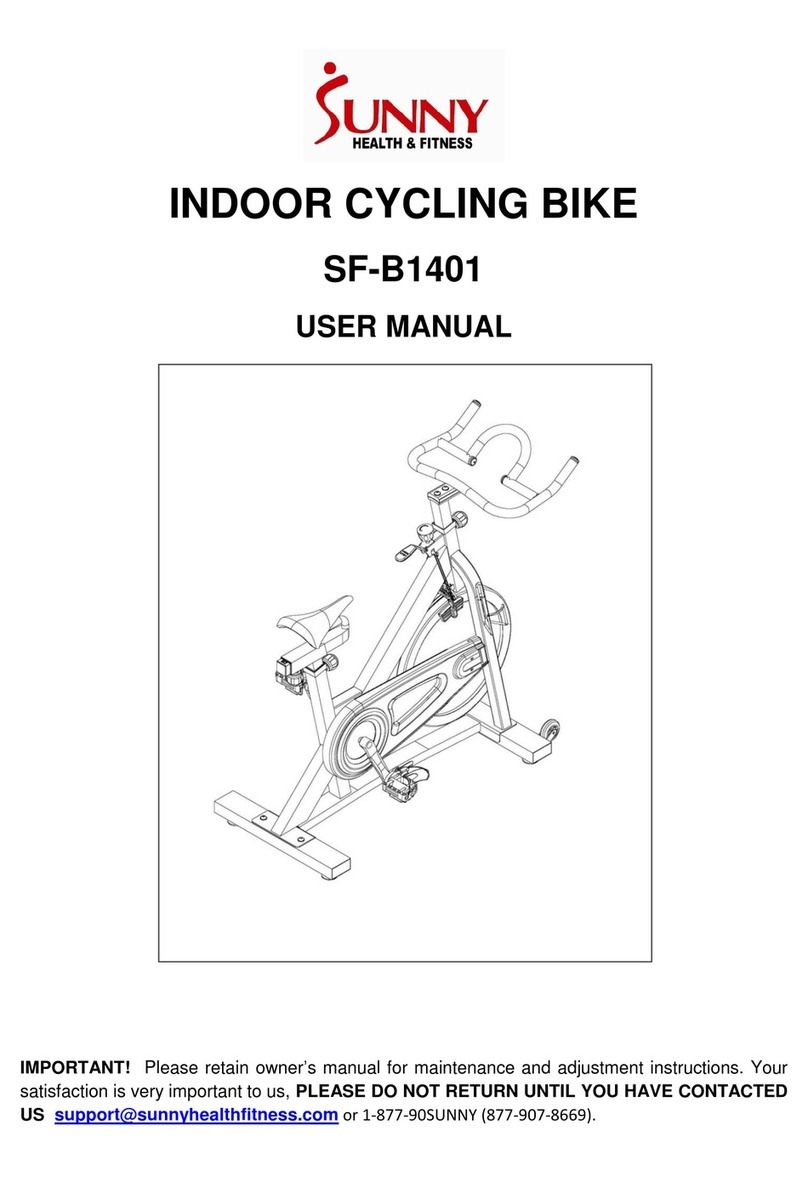 Sunny Health & Fitness SF-B1401 user manual
