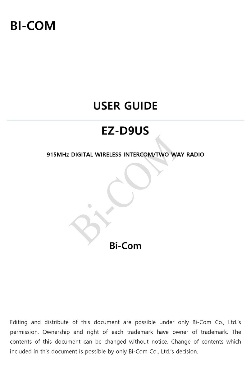Bi-Com EZ-D9US user guide