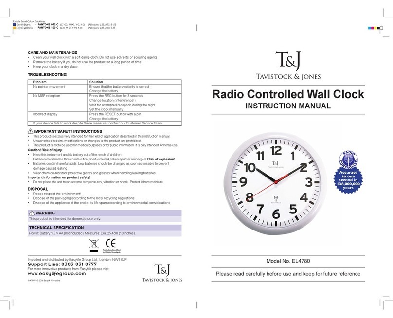 T&J EL4780 instruction manual