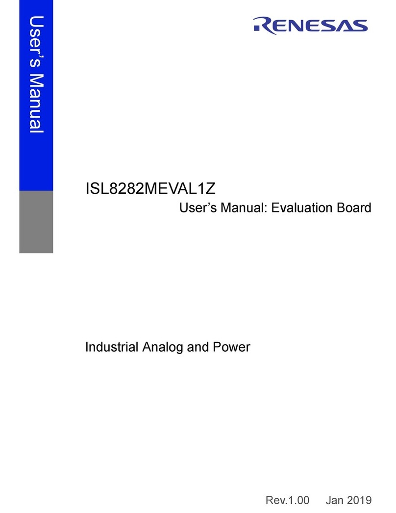Renesas ISL8282MEVAL1Z user manual