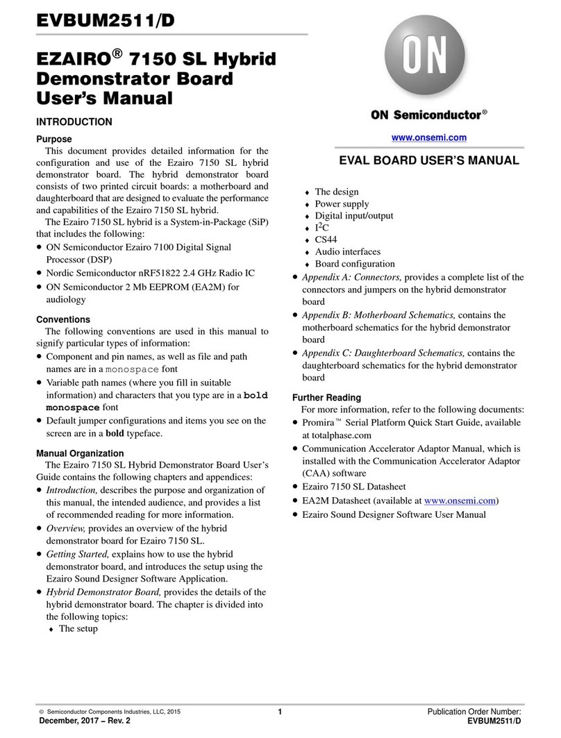 ON Semiconductor EZAIRO 7150 SL User manual
