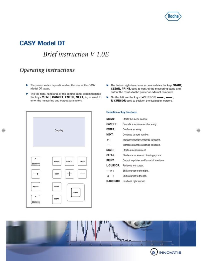 Roche CASY DT operating instructions