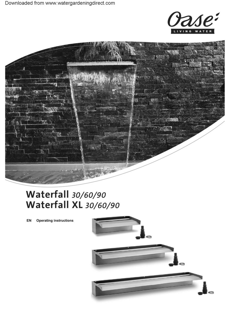 Oase Waterfall 30 operating instructions