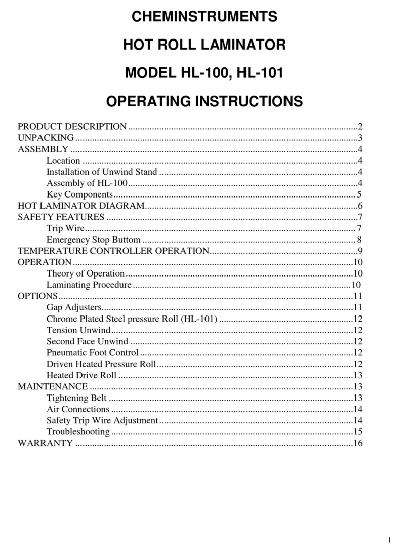 ChemInstruments HL-100 operating instructions