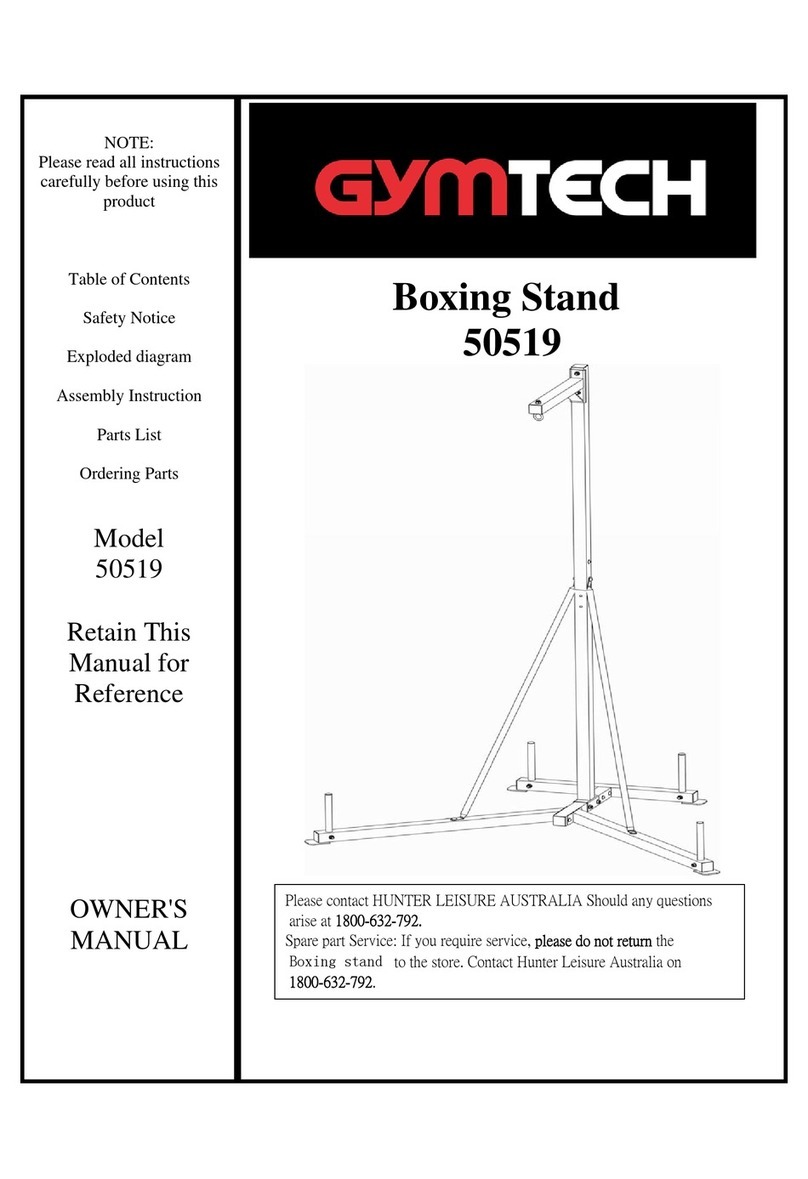 Gymtech 50519 owner's manual