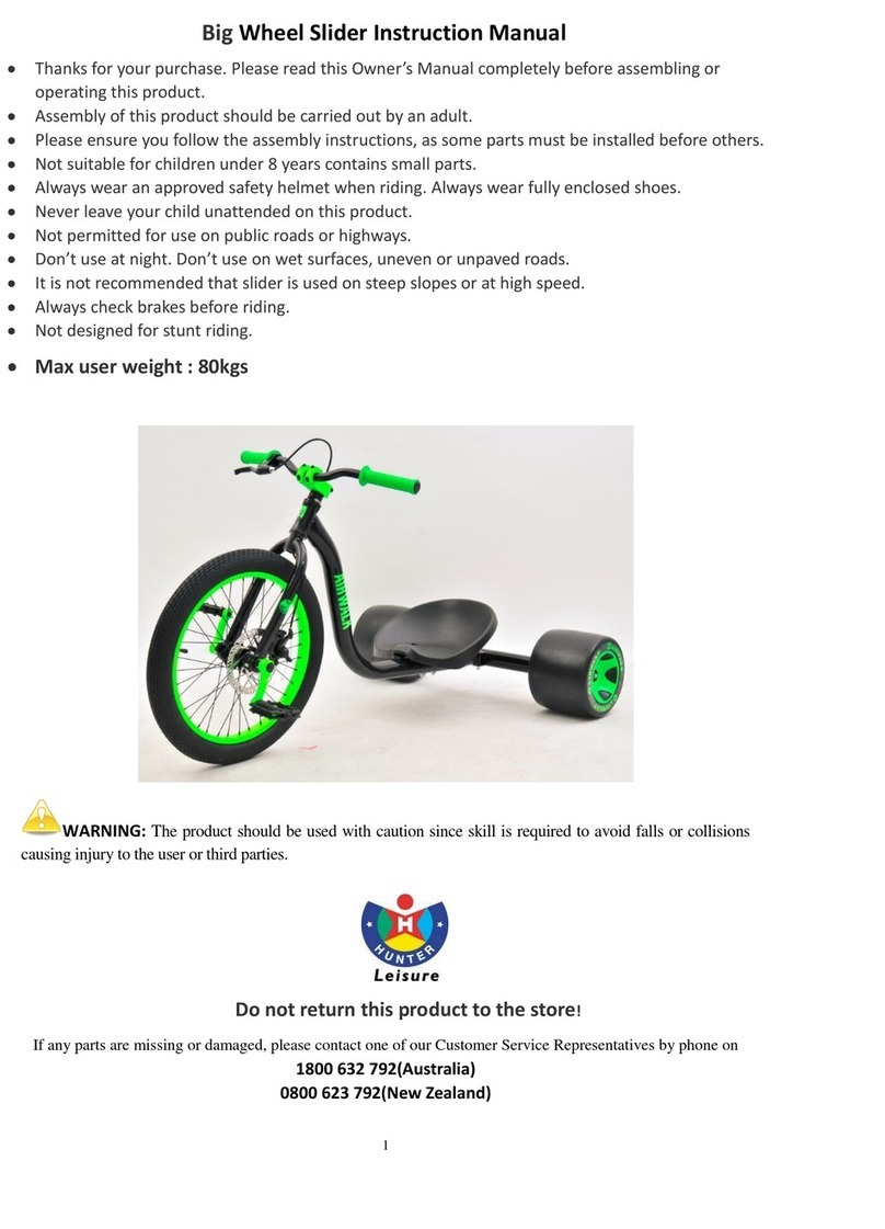 Airwalk 50CM PRO SLIDER instruction manual