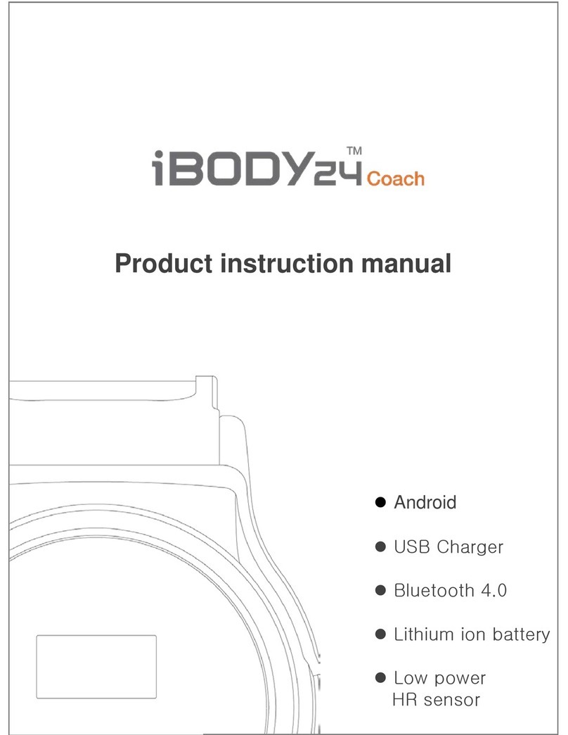 GreenComm iBODY24 COACH Product instruction manual