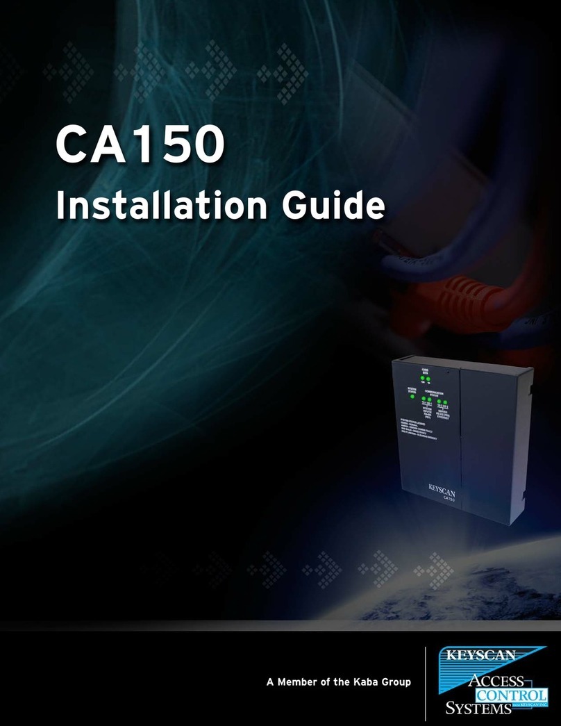 Keyscan CA150 User manual