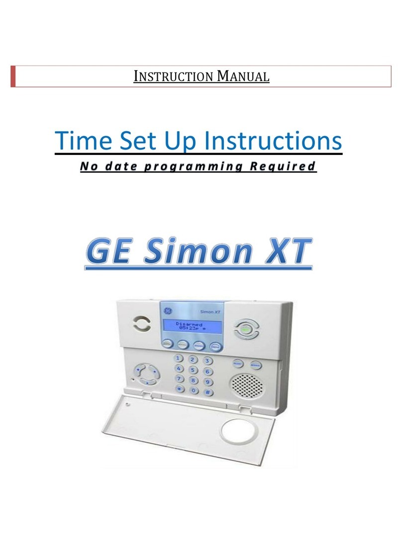GE SIMON XT User manual GE SIMON XT User manual