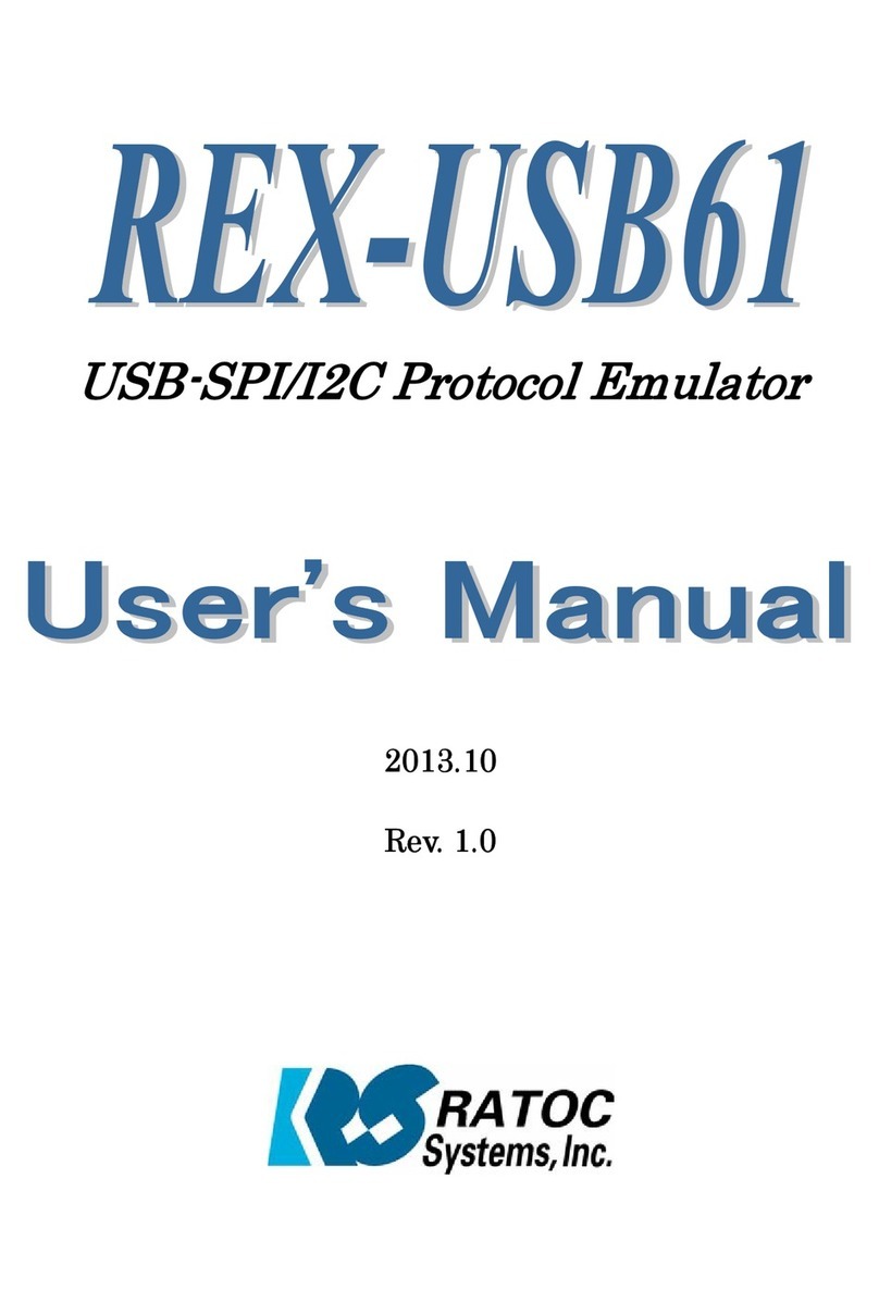 Ratoc Systems REX-USB61 User manual Ratoc Systems REX-USB61 User manual