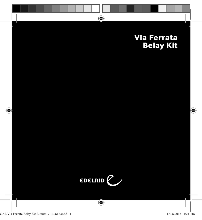 EDELRID VIA FERRATA BELAY KIT manual