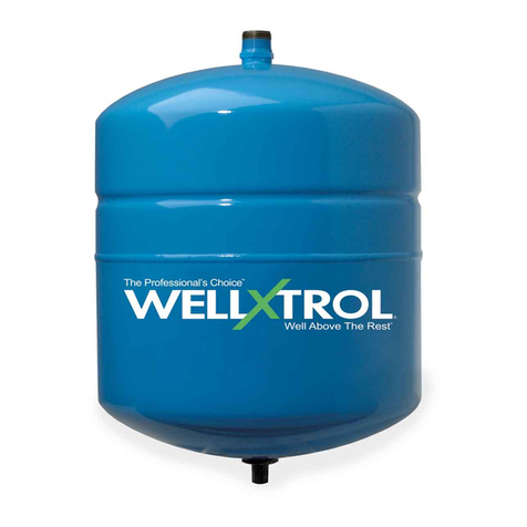 Amtrol WELL-X-TROL WX-101 Installation instructions Amtrol WELL-X-TROL WX-101 Installation instructions