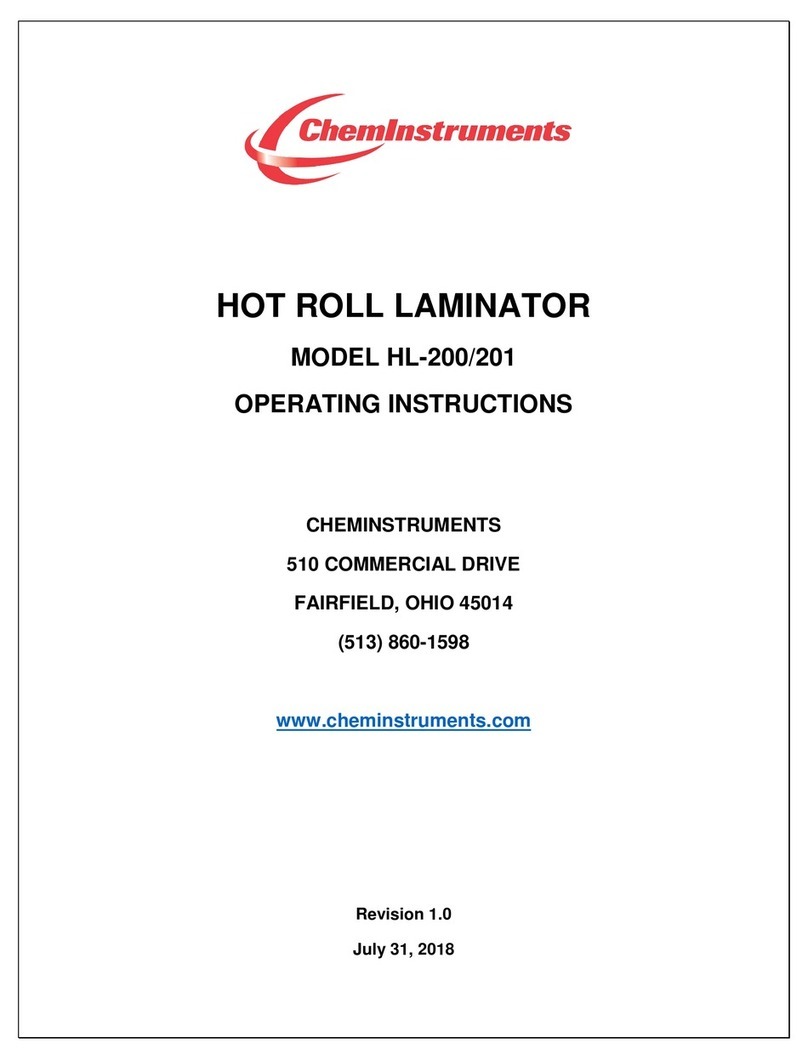 ChemInstruments HL-200 operating instructions