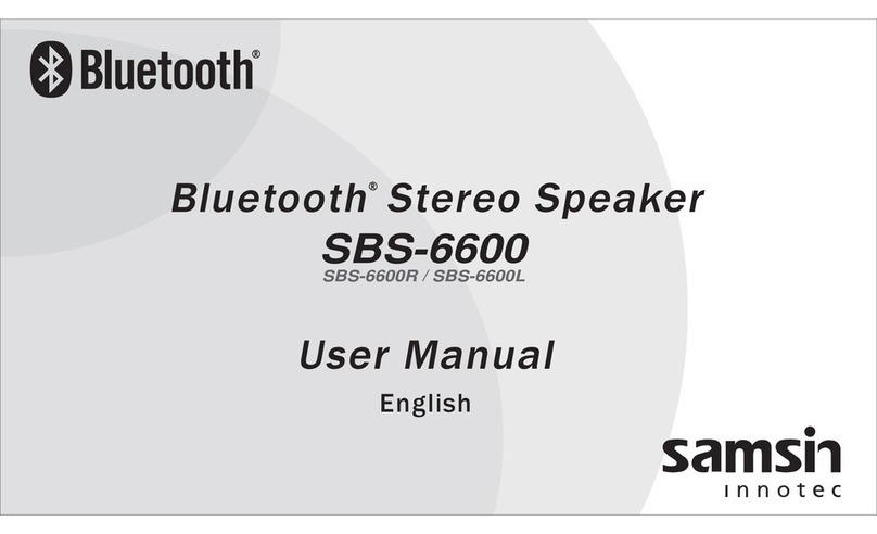 Samsin Innotec SBS-6600 Series user manual