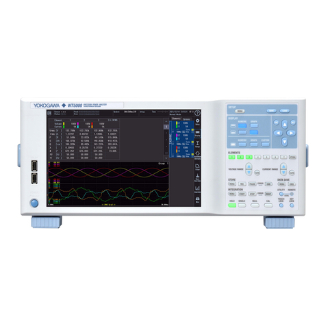 YOKOGAWA WT5000 Specification sheet YOKOGAWA WT5000 Specification sheet