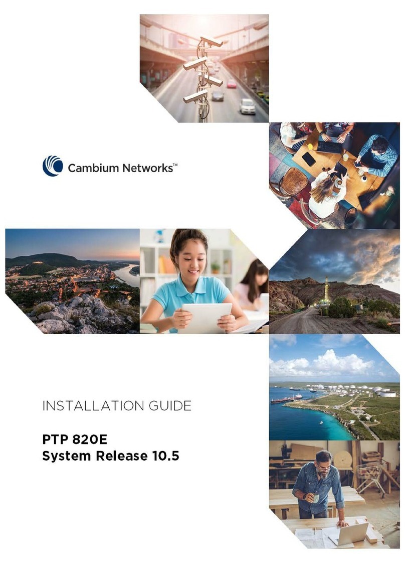 Cambium Networks PTP 820E User manual