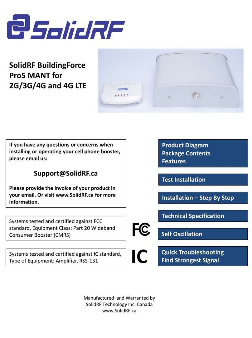 SolidRF Building Force Pro5 MANT user manual