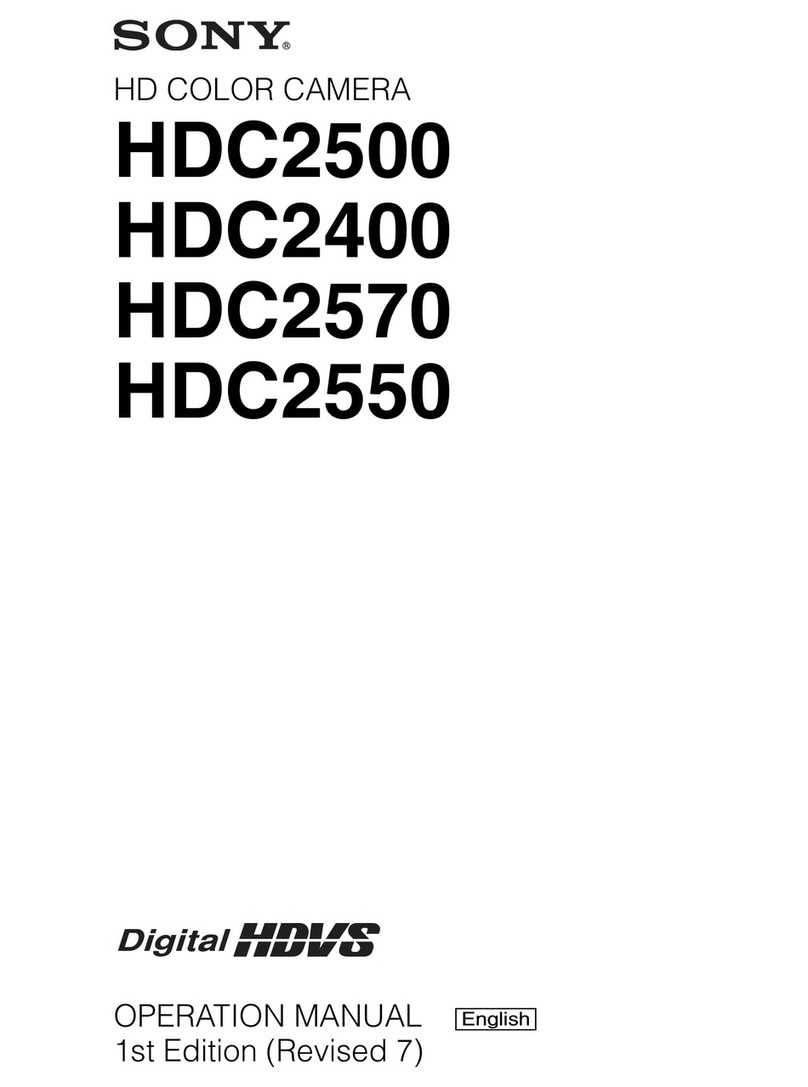 Sony HDC2500 User manual