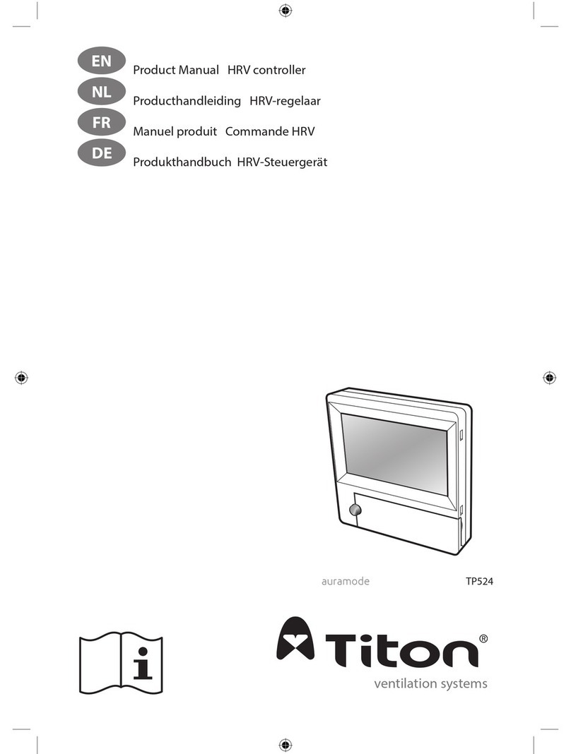 Titon auramode TP524 product manual
