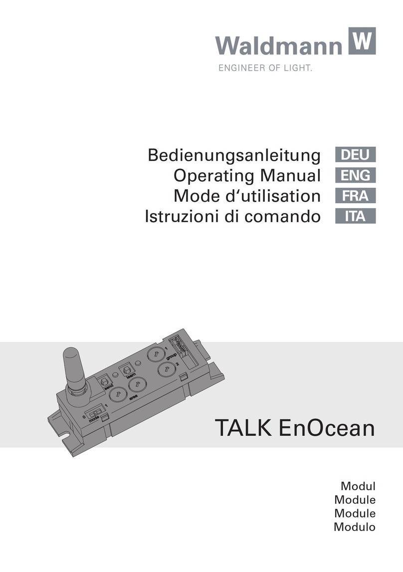 Waldmann TALK EnOcean operating manual